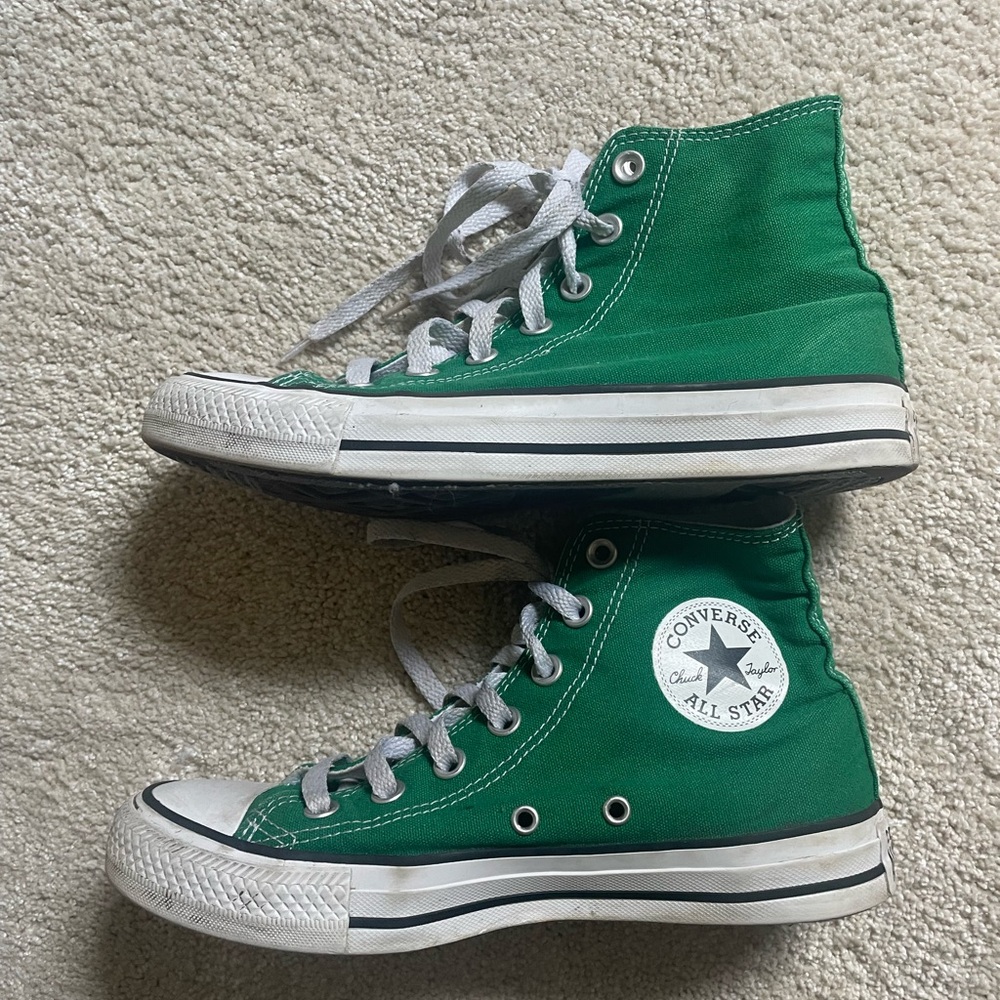 Converse Green High-Top Sneakers